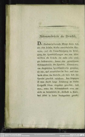 Nebenausbrüche des Sprudels