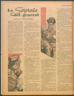 La sorpresa del general : Cuento por Tomas Romke