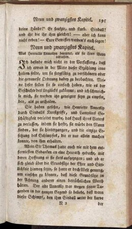 Neun und zwanzigstes Kapitel.