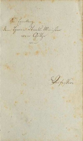 handschriftliche Widmung