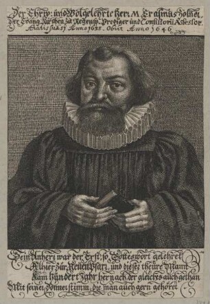 Bildnis des Erasmus Zolner