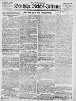 Deutsche Reichs-Zeitung. 1871-1934