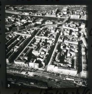 Diapositiv: Görlitzer Straße, Oppelner Straße, Cuvrystraße, 1983