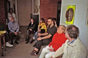 Kulturzentrum Trittauer Wassermühle: Künstlergespräch im Atelierhaus