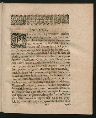 Ingressus.
