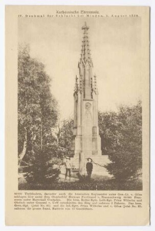 Denkmal der Schlacht bei Minden