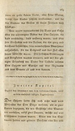 Zweites Kapitel. Erzählt das Abentheuer von dem verliebten Schäfer, nebst andern wahrhaft lustigen Begebenheiten