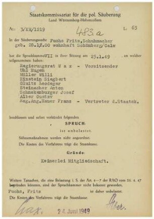 Fuchs, Fritz