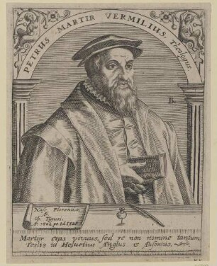 Bildnis des Petrus Martir Vermilius