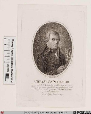 Bildnis Christian Schkuhr