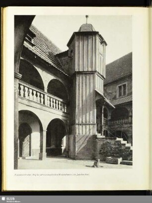 Augustinerkloster. Hof des alten evangelischen Waisenhauses (17. Jahrhundert)