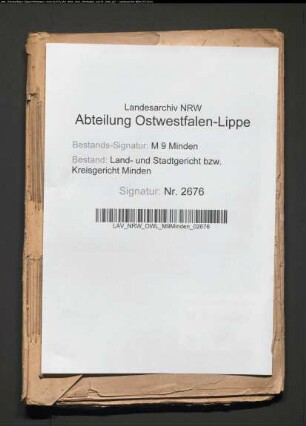 Verpachtung des Gutes Neuhof.
