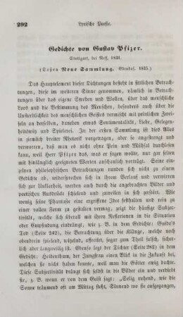 Gedichte von Gustav Pfizer. Stuttgart, bei Neff, 1831