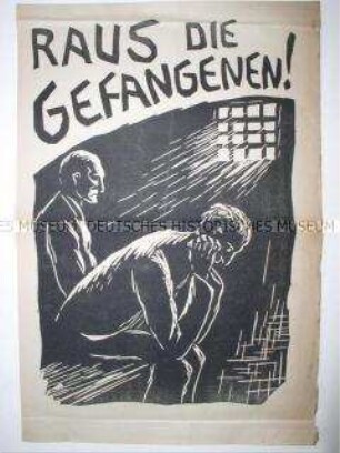 Illustrierter Sonderdruck mit der Forderung nach Freilassung der inhaftierten Revolutionäre der Münchener Räterepublik