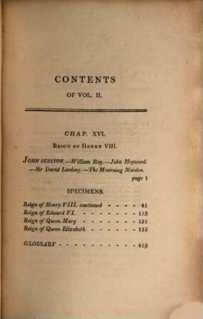 Specimens of the early English poets : to which is prefixed an historical sketch of the rise and progress of the English poetry and language, 2