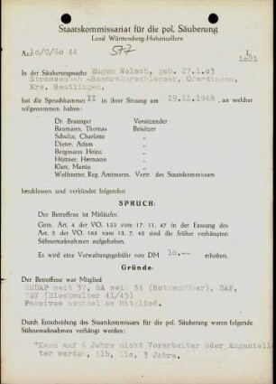 Welsch, Eugen