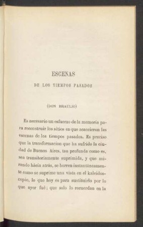 Escenas de los tiempos pasados : (Don Braulio)
