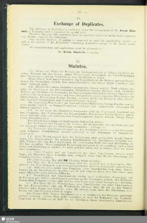 Xb. Exchange of Duplicates