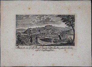 Prospekt der Gräfl. Reuss. Plauische Stadt Saalburg an der Saale