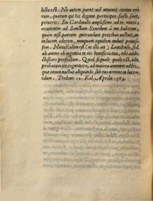 Concio R. P. Mag. Christophori Sanctotisii, Hispani, ... : Habita ad Sacrosanctam oecumenicam Synodum Tridentinam