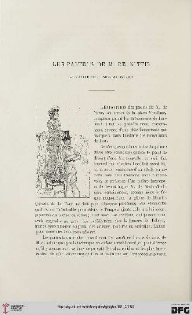 2. Pér. 24.1881: Les pastels de M. de Nittis au cercle de l'Union Artistique