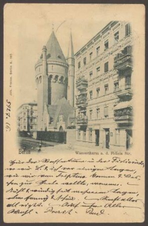Ansichtskarte "Wasserthurm an der Fidicinstraße" [2/2]