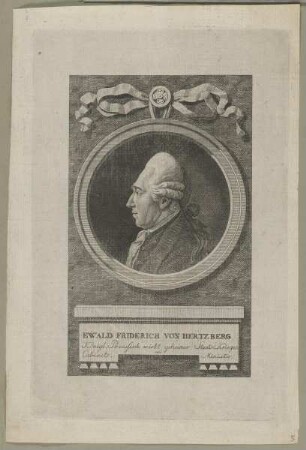 Bildnis des Ewald Friedrich von Hertzberg