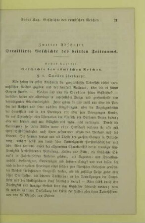 Zweiter Abschnitt. Detaillirte Geschichte des dritten Zeitraums