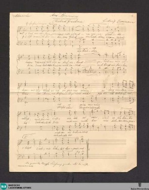Am Brunnen - Mus. Hs. 1394,4 : Coro maschile; B|b