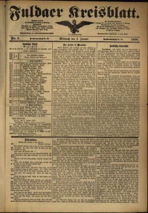 Ausgabe vom Mittwoch, den 03. Januar 1906.