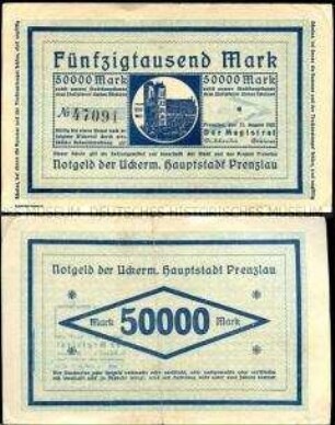 Prenzlau 50.000 Mark