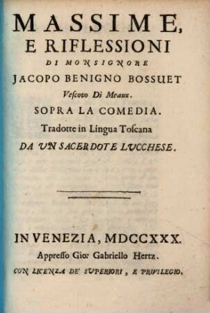 Massime, E Riflessioni