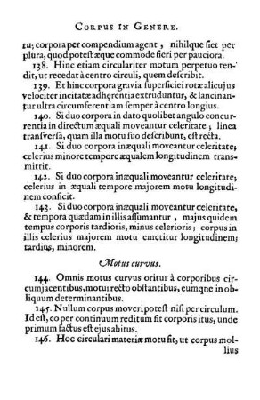 Motus curvus.