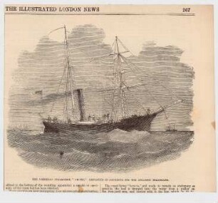The american steam-ship "Arctic", employed in sounding for the atlantic telegraph