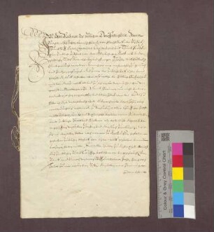 Testament des Basler Dompropsts Johann Heinrich Franz von Flachslanden.
