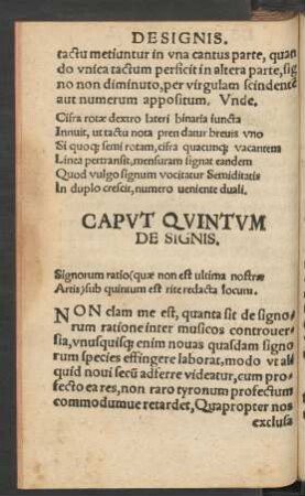 Caput Quintum De Signis.