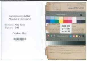 Entnazifizierung Max Goetze , geb. 21.08.1890 (Kasseninspektor)