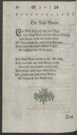 Der Nuß-Baum