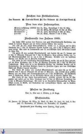 Erläuternde Bemerkungen, Kalender, Kalender der Juden, städtische Zeitrechnung, europäische Fürsten, Genealogie.