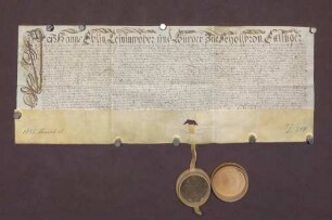 Gültbrief von Hans Eblin zu Schöllbronn gegen die Bonifaciuskirche daselbst