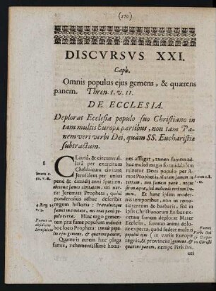 Discursus XXI. Caph.