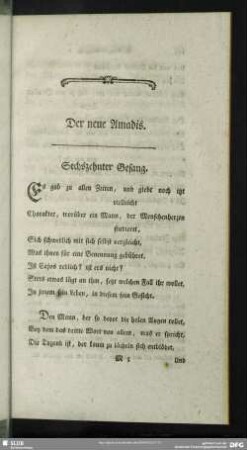 Sechszehnter Gesang