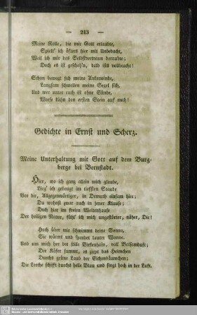 Gedichte in Ernst und Scherz