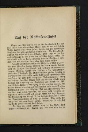 127-142 Auf der Robinson-Insel