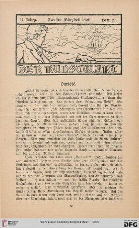 Heft 12 (2. Märzheft 1898)