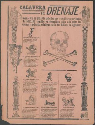 Calavera de drenaje
