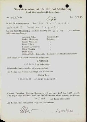 Weilandt, Pauline
