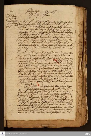 Brief von August Hermann Francke an Heinrich Friedrich von Löwenstein-Wertheim-Virneburg.