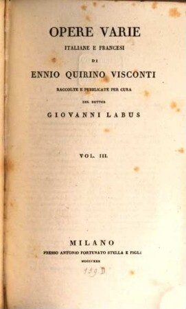 Opere varie italiane e francesi, 3