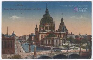 Berlin - Neuer Dom mit Friedrichsbrücke und Börse